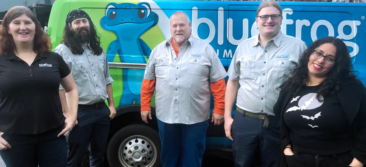 The bluefrog Plumbing + Drain of Portland team